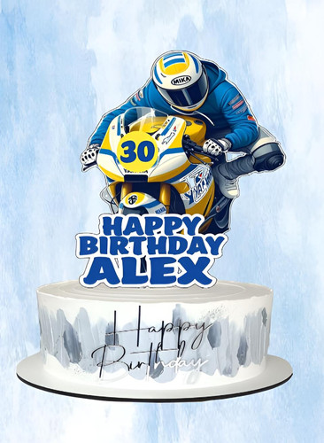 Personalised motorbike rider - motorbike,