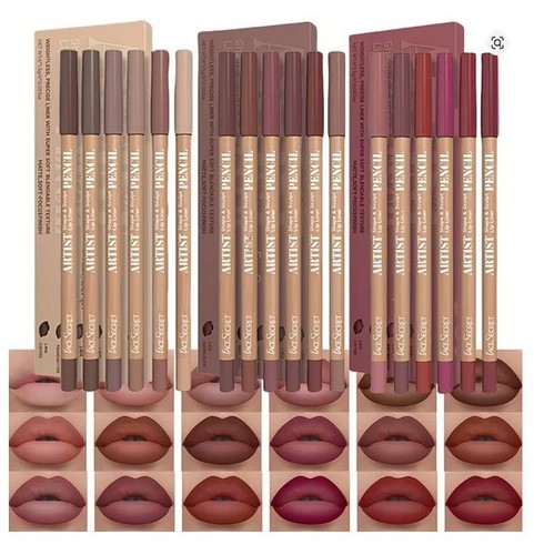 6pcs set lip - lip, liner