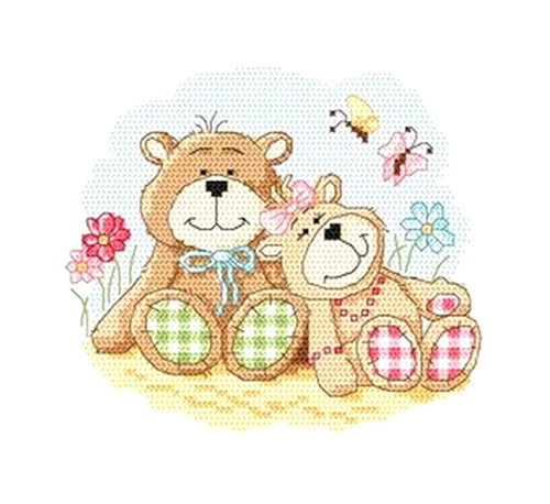 Counted cross stitch - cross, 18