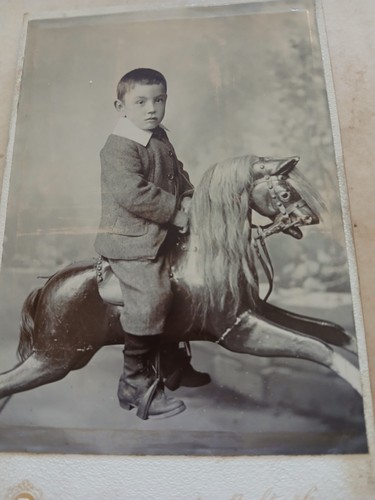 Child rocking horse - on,