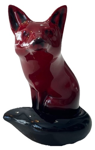 Royal doulton flambe - royal, seated