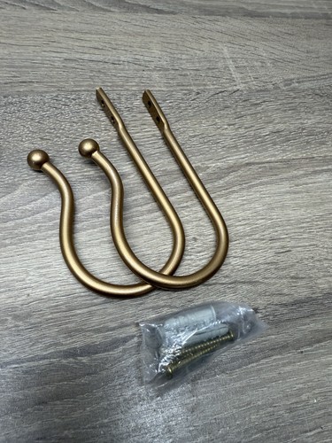 Brand new pair gold metal - of, j