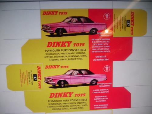 Repro dinky 137 plymouth - repro,