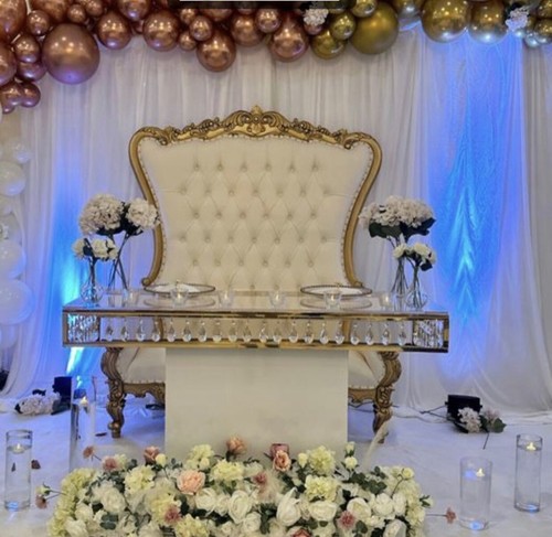 Throne chairs wedding table - throne, chairs,