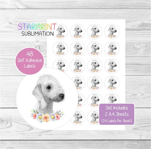 Bedlington terrier round - bedlington,