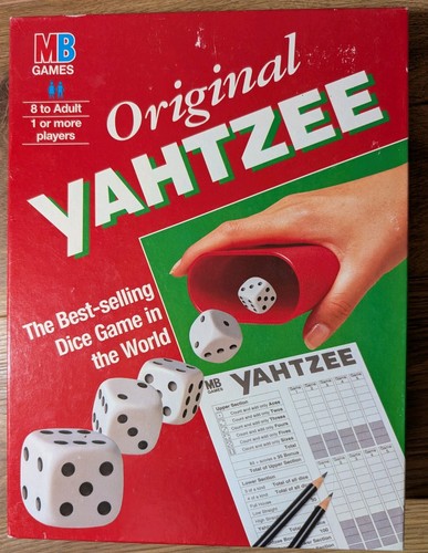 Vintage original yahtzee mb - by,