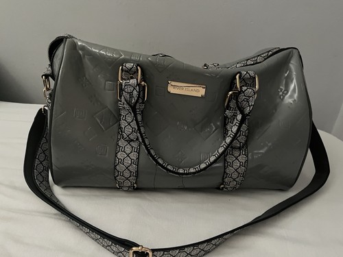 River island bag grey embossed - river,