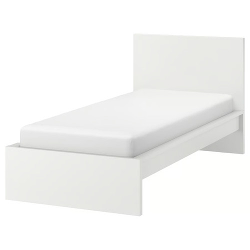 Ikea malm bed frame high - high, white
