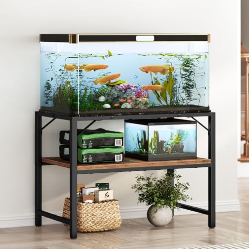 Gallon fish tank - 40-50, stand