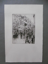 ARMINGTON Frank Engraving Drypoint Comic Book of the Capucines Paris Chalcography Louvre