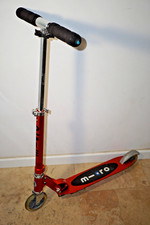 GENUINE Swiss Sprite MICRO Aluminium Scooter Burnt Orange Folding 8 -18 Years