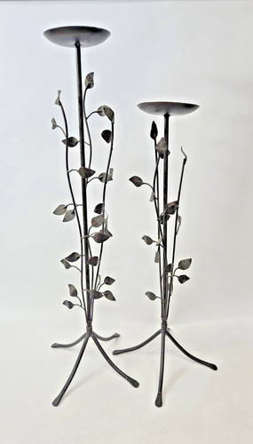 Floor standing metal candle - floor,