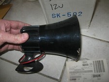 NEW Sho-Me Able2 Speaker Alarm Siren Horn 12V 5" x 6" long # SK-502 (?)