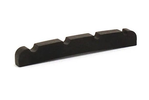 Bass guitar top nut - black, 42mm
