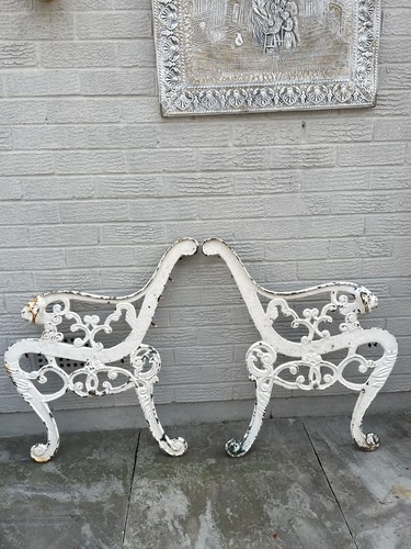 Pair vintage lion headed - of,