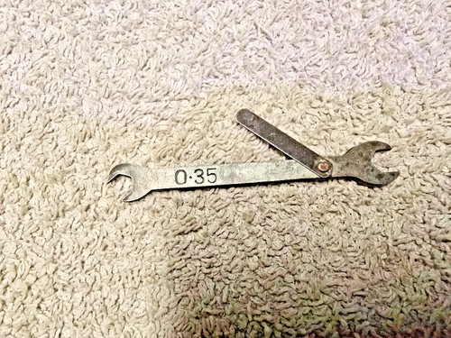 Small vintage magneto spanner - small,
