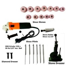 New Valve Seat Re Storation Grinder Complete Kit 11/16" Sioux Style US Shipping