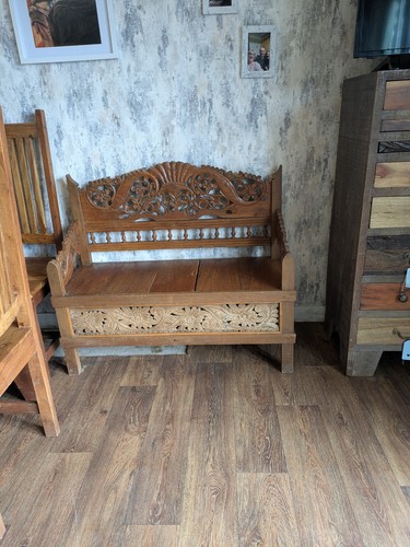 Indoor wooden bench hand - indoor, bench,