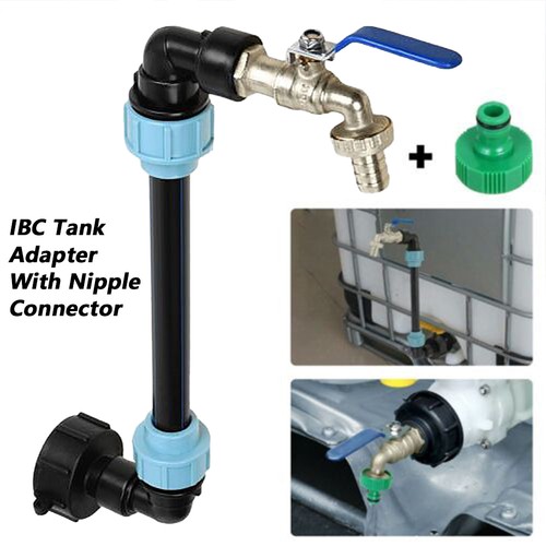 Ibc tank gooseneck outlet - gooseneck,