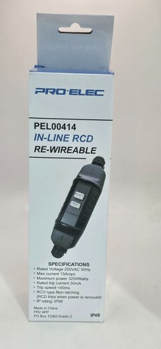 Pel00414 line rcd - pel00414, in-line