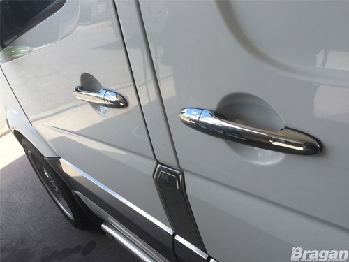 Door handle chrome trim - chrome, for
