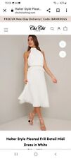 chi chi london white dress, worn once, perfect for brides to be or bridal day 2