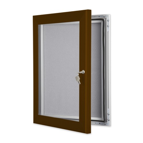 Brown outdoor lockable pin - brown,