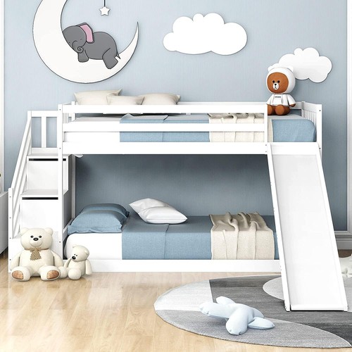 3ft bunk bed with stairs - bed,