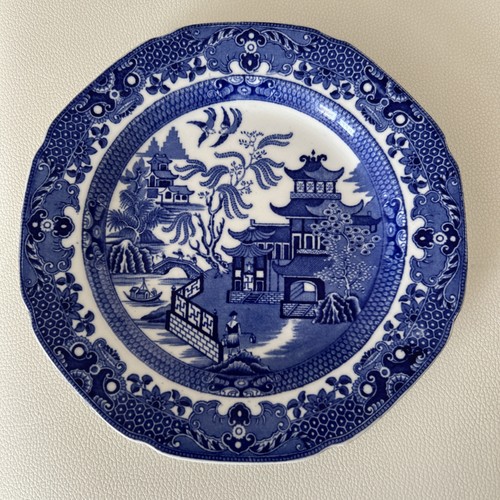 Burleigh ware willow pattern - burleigh,