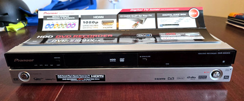 Pioneer dvr 550hx - dvr-550hx-s, hdd/dvd