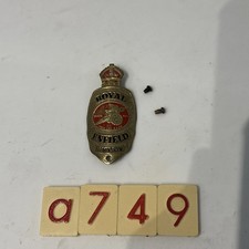 Vintage Royal Enfield Head Badge Tube Headbadge  Birmingham A749