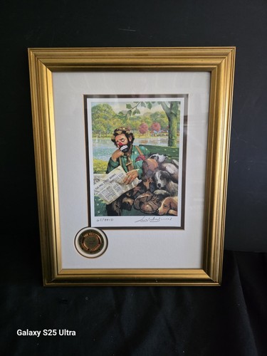 Vintage emmett kelly - emmett, signed