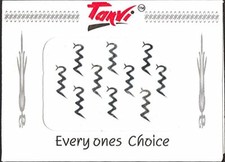 Silver Snake Shaped Bindi's -