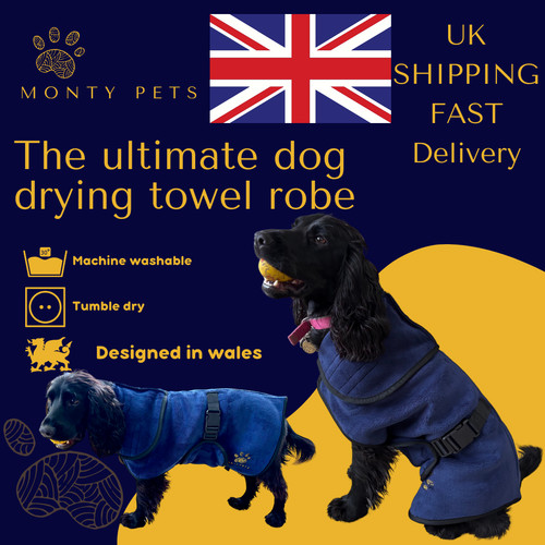 Dog dry towel - dry, monty