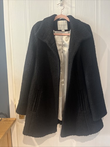 Monsoon black wool blend - black,