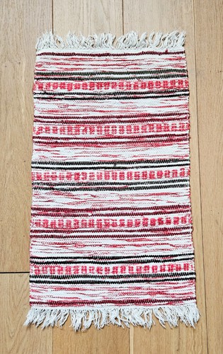 Pink rag rug - , 64cm