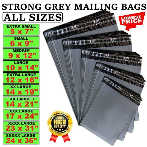 Strong grey plastic - grey, mailing