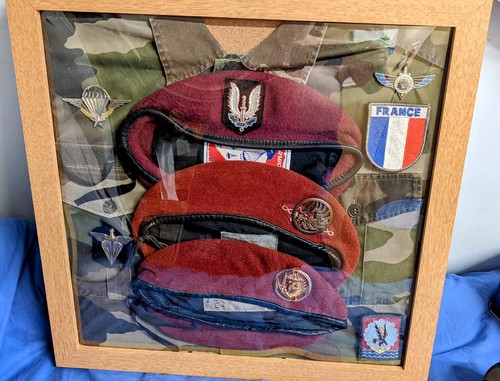 French airborne maroon berets - french,