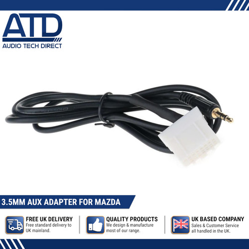 5mm aux cable for mazda - aux,