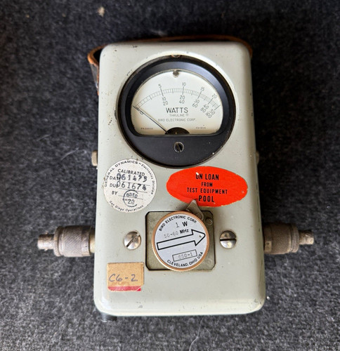 Bird thruline wattmeter model - bird,