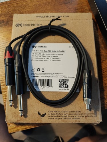 Cable matters dual - ts, to