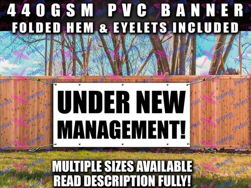 Under new management banner - under,