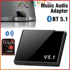 Bluetooth 5.1 Music Audio Adapter Receiver 30 Pin Dock Speaker for iPhone iPod