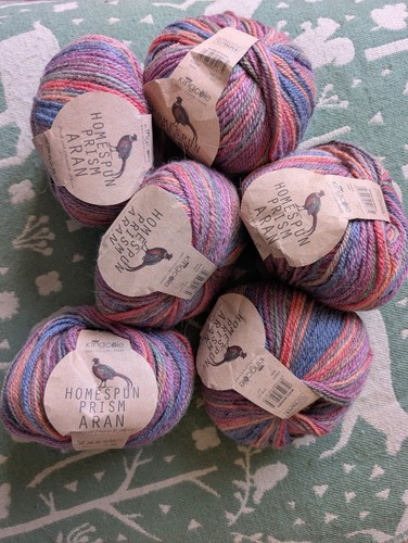 King cole homespun prism aran - cole,