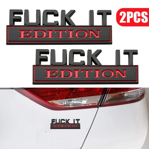 Fuck edition styling car - fuck-it,