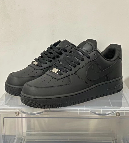 Black nike air force 07 - black, 1