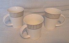 3 Bone China Tea Coffee Mugs