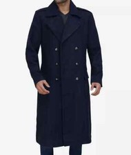Wallace Men’s Blue Overcoat