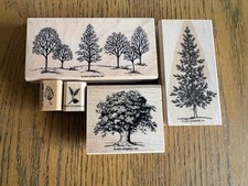 5 Woodmounted Stampin Up