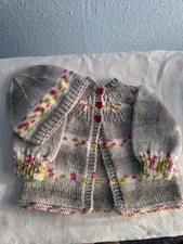 Hand Knitted Baby Matinee Coat
